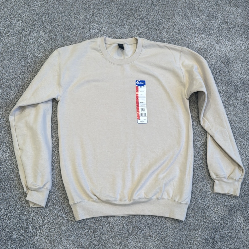 NWT Gildan Softstyle Midweight Fleece Adult Crewneck Sweatshirt